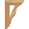 Ekena Millwork Funston Slat Rough Sawn Bracket, Western Red Cedar, 4"W x 16"D x 24"H BKT04X16X24FST06RWR - alternate 2
